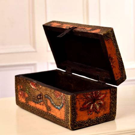 Handcrafted Premium Wooden Box in Antique Finish